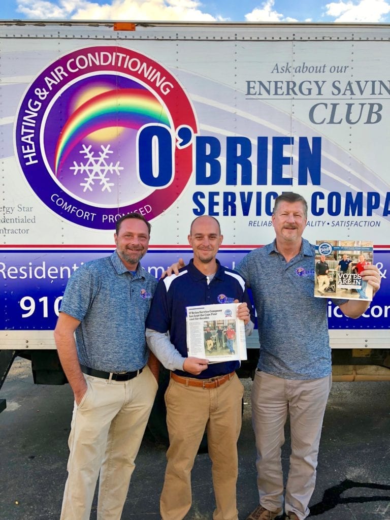Best Heating and AC Company Wilmington NC- O'Brien Service Company