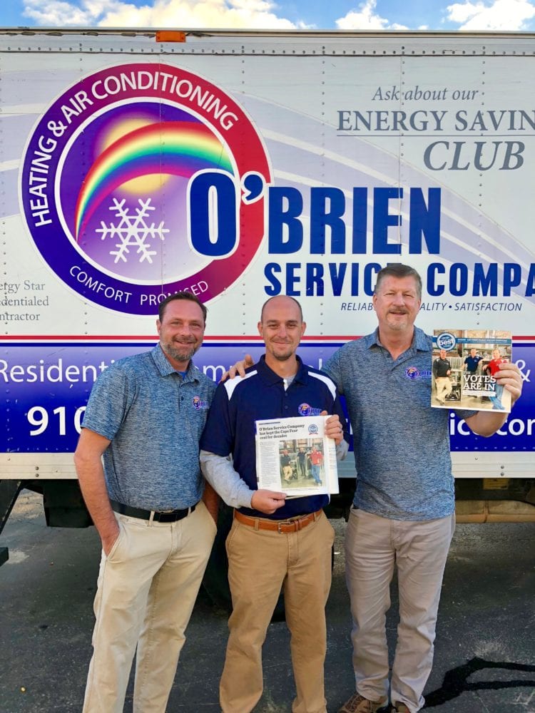 Best Heating and AC Company Wilmington NC- O'Brien Service Company