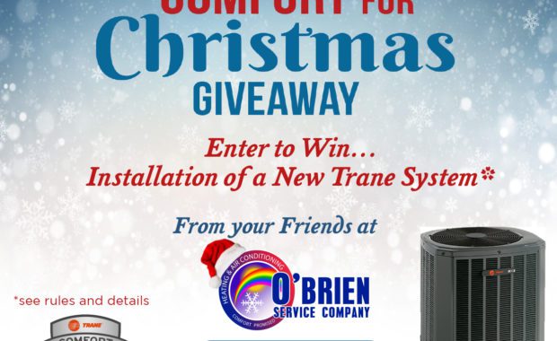 obrien heating and air comfort for christmas