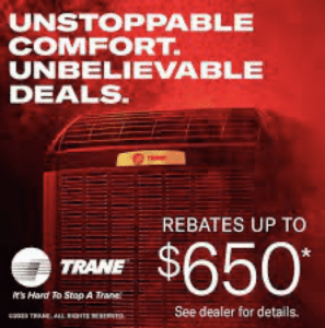 Trane Rebate O'Brien Service Wilmington HVAC