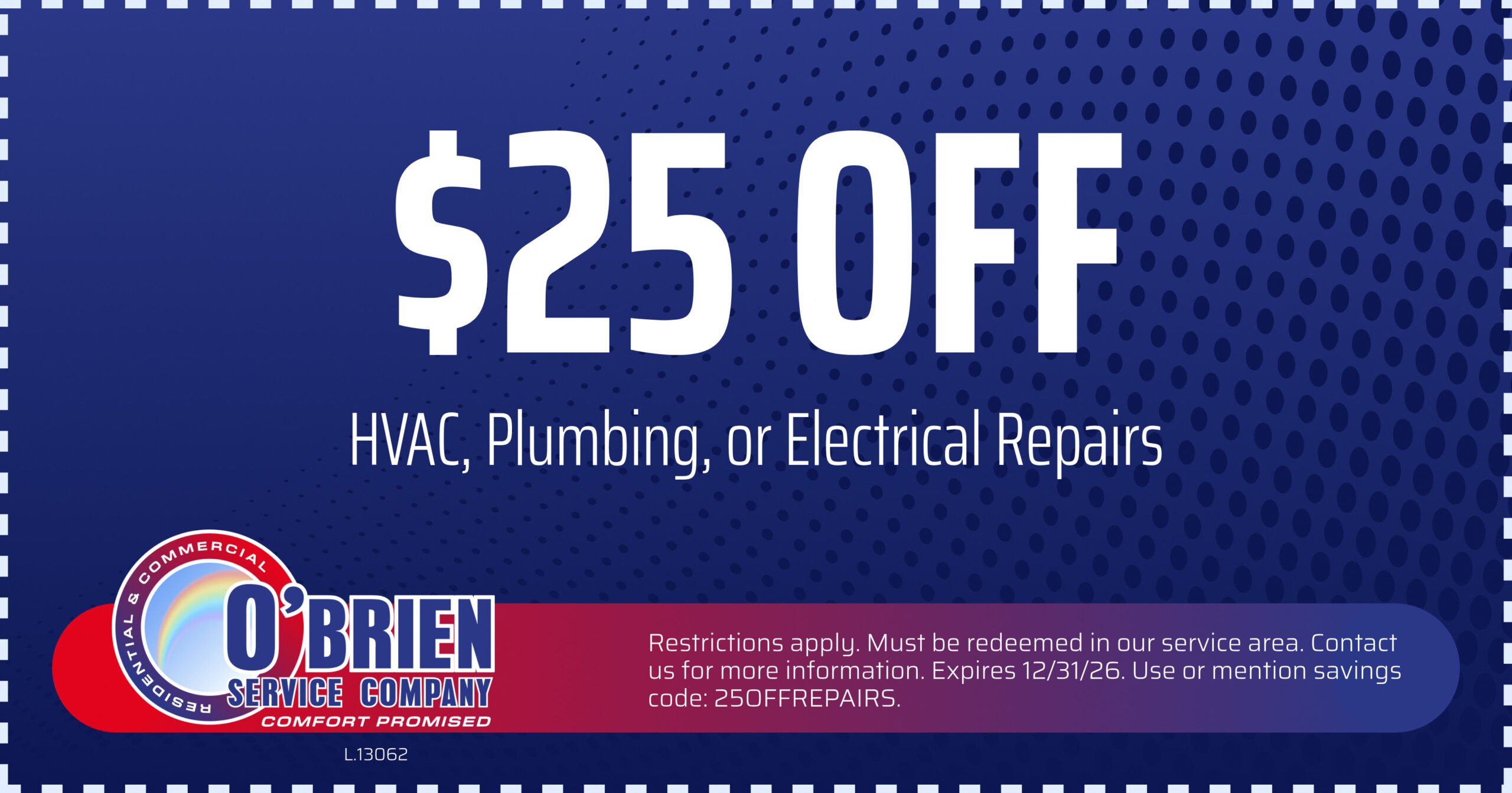 OBR 25 off repairs-CO