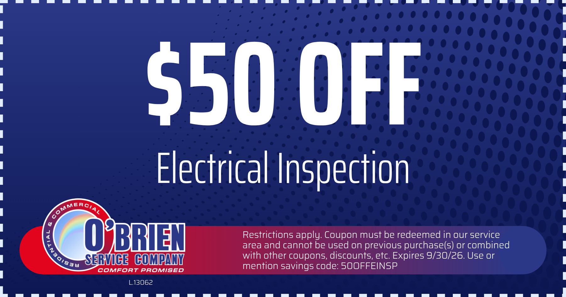 OBR 50off-ElectInspect-CO