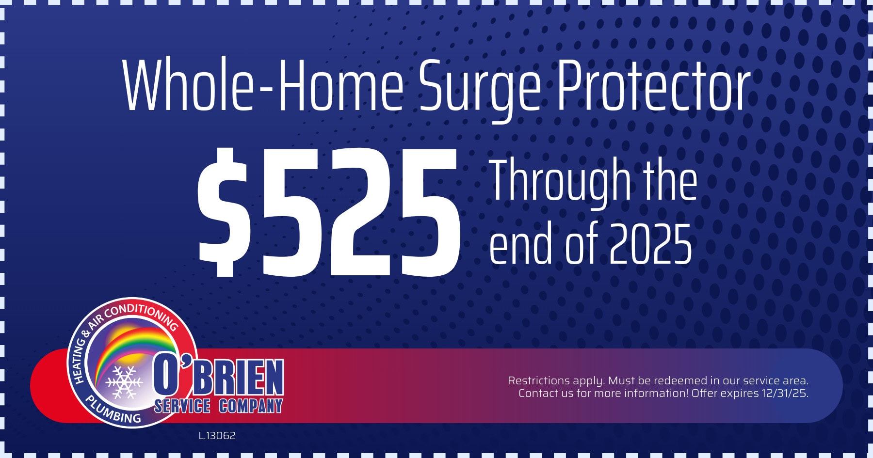 whole-home surge protectors. 5 through the end of 2025.