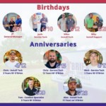 O'Brien Service Company's June Birthdays and Anniversaries obrien services air conditioner repair wilmington nc